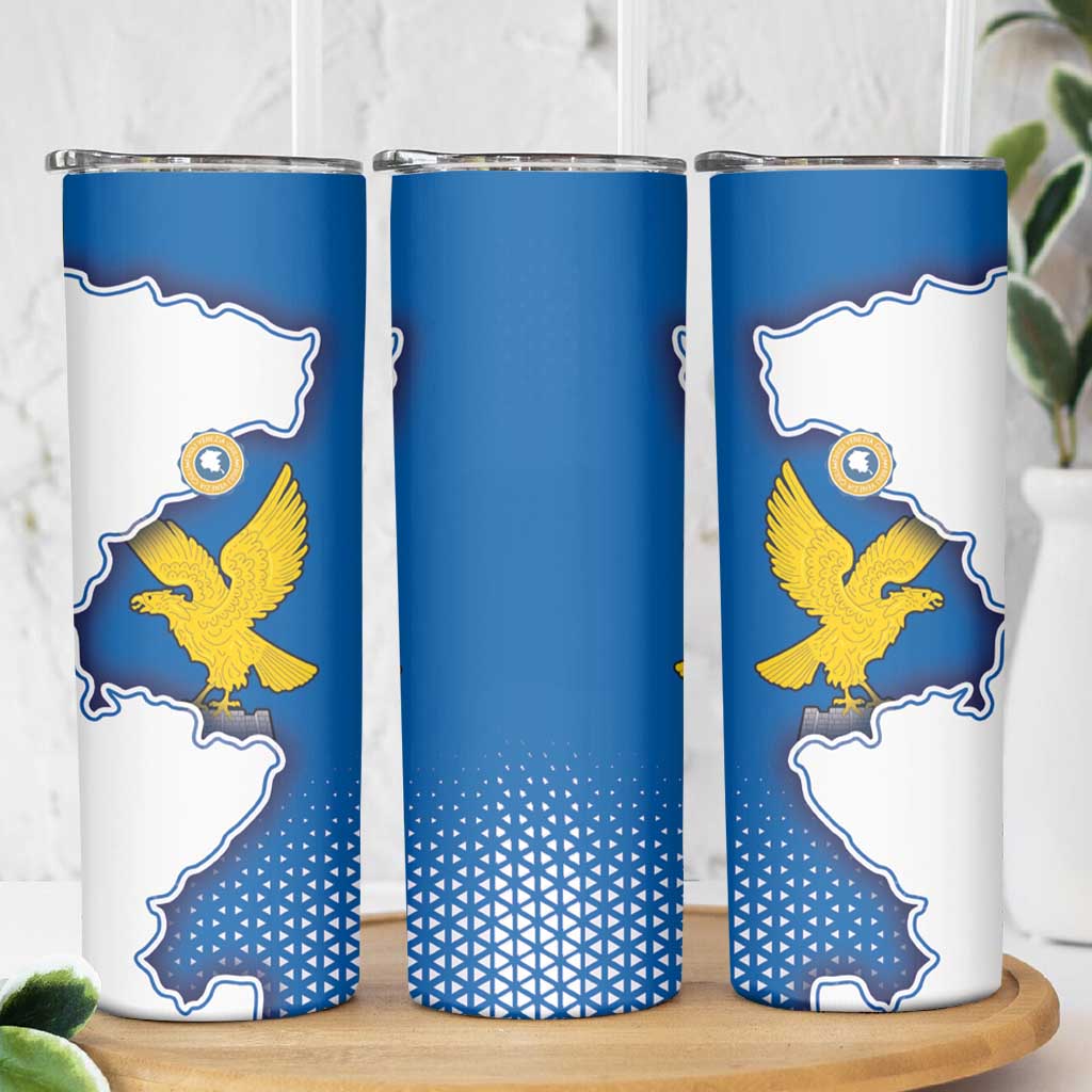 Italy Friuli-Venezia Giulia Skinny Tumbler Flag Vintage Style - Wonder Print Shop
