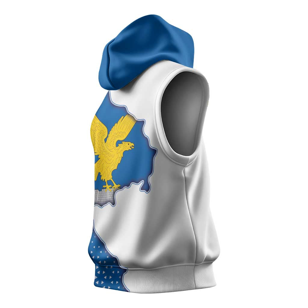 Italy Friuli-Venezia Giulia Sleeveless Hoodie Flag Vintage Style LT19