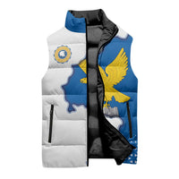 Italy Friuli-Venezia Giulia Sleeveless Puffer Jacket Flag Vintage Style LT19