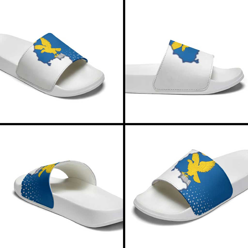 Italy Friuli-Venezia Giulia Slide Sandals Flag Vintage Style - Wonder Print Shop