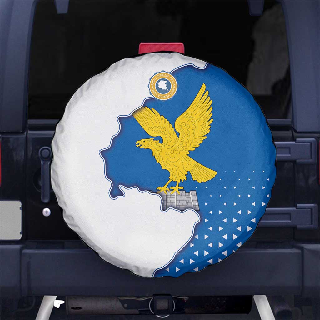 Italy Friuli-Venezia Giulia Spare Tire Cover Flag Vintage Style - Wonder Print Shop