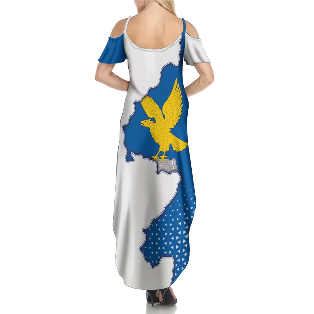 Italy Friuli-Venezia Giulia Summer Maxi Dress Flag Vintage Style LT19