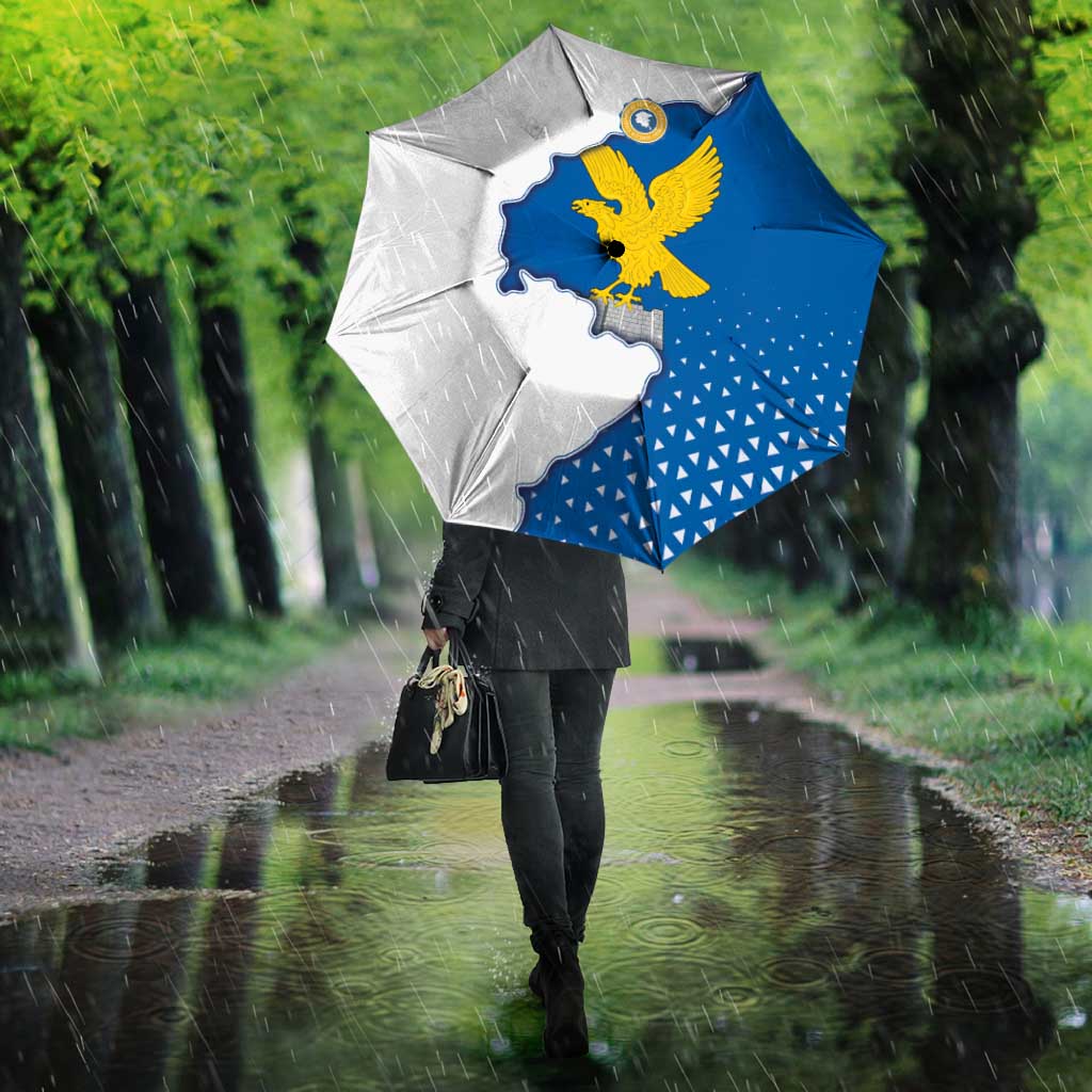 Italy Friuli-Venezia Giulia Umbrella Flag Vintage Style - Wonder Print Shop