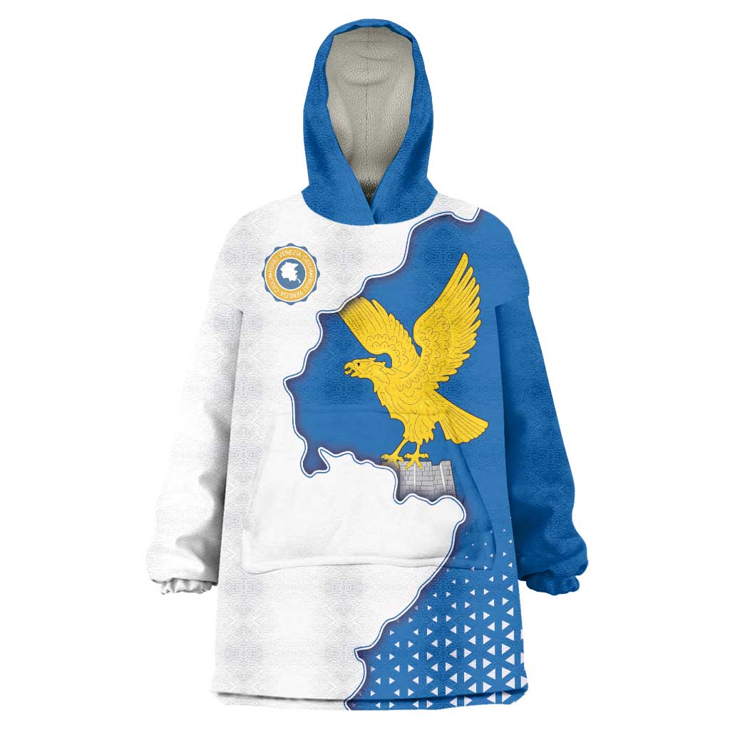 Italy Friuli-Venezia Giulia Wearable Blanket Hoodie Flag Vintage Style - Wonder Print Shop