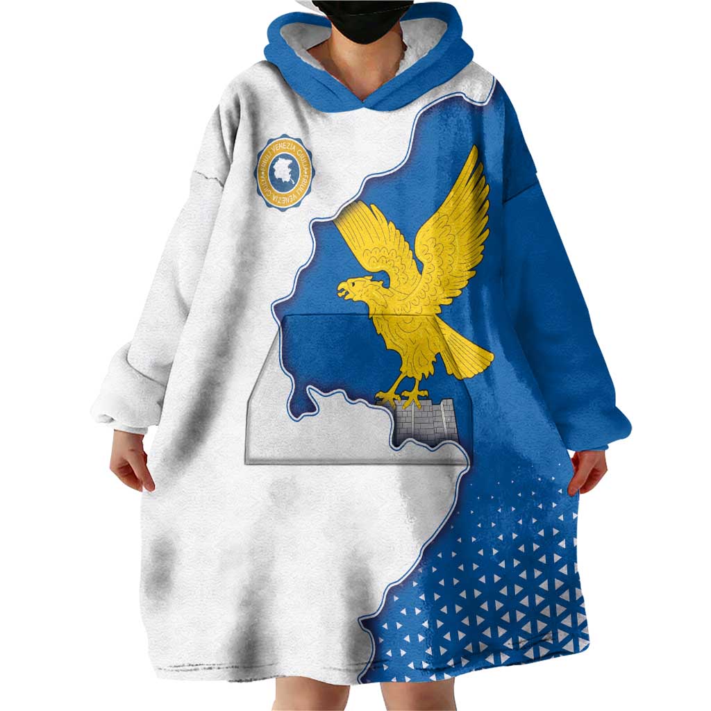 Italy Friuli-Venezia Giulia Wearable Blanket Hoodie Flag Vintage Style LT19