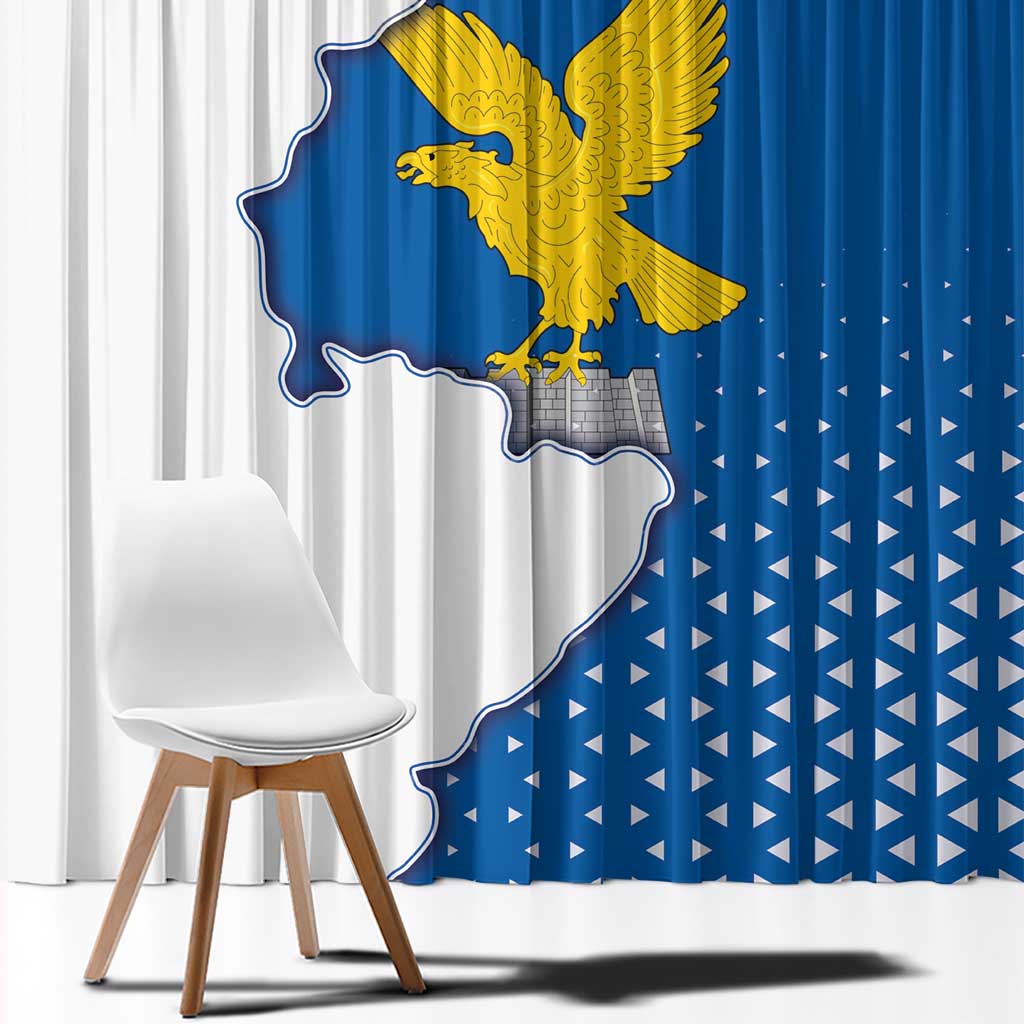 Italy Friuli-Venezia Giulia Window Curtain Flag Vintage Style - Wonder Print Shop