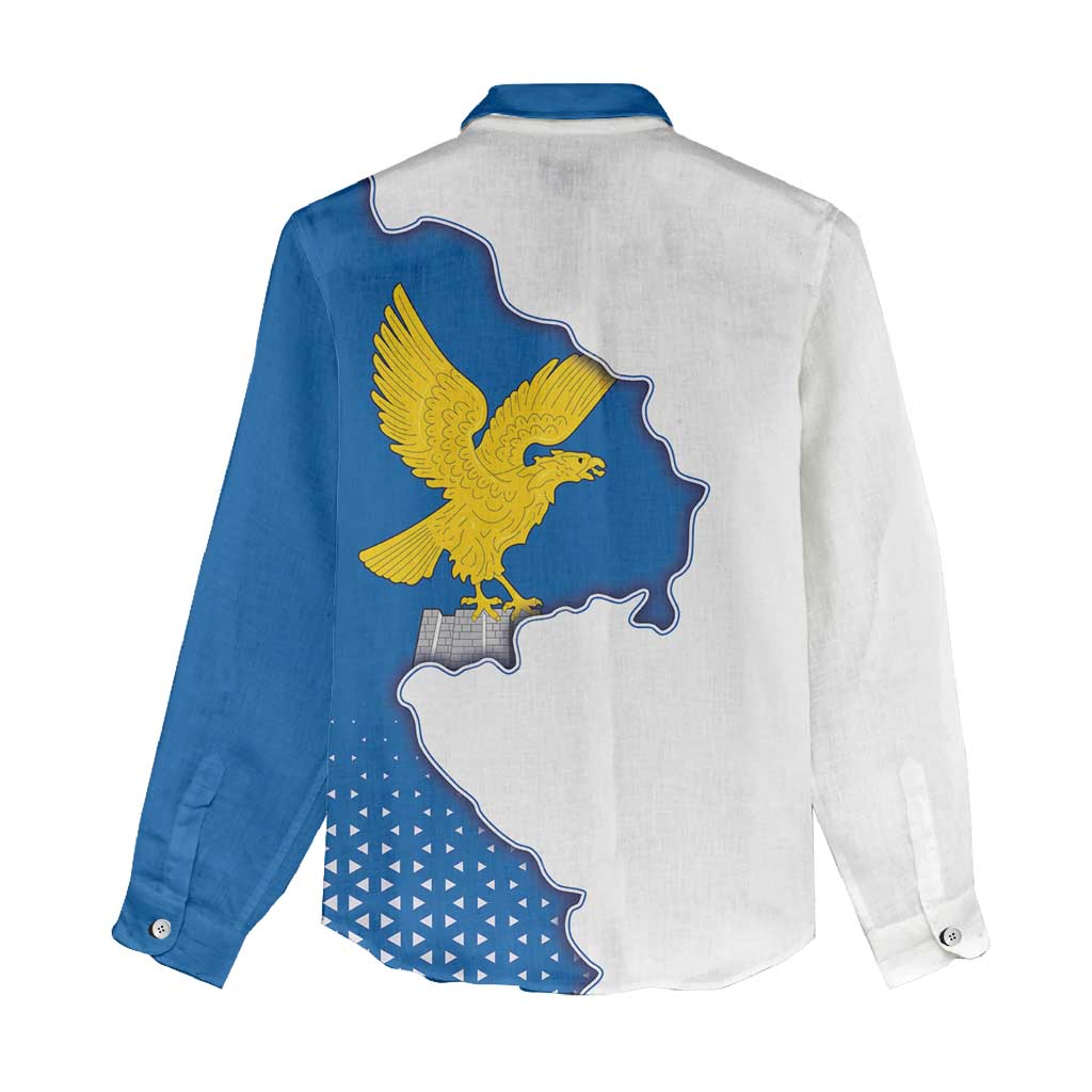 Italy Friuli-Venezia Giulia Women Casual Shirt Flag Vintage Style LT19