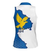 Italy Friuli-Venezia Giulia Women Sleeveless Polo Shirt Flag Vintage Style LT19