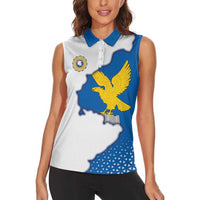 Italy Friuli-Venezia Giulia Women Sleeveless Polo Shirt Flag Vintage Style LT19