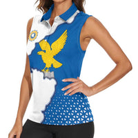 Italy Friuli-Venezia Giulia Women Sleeveless Polo Shirt Flag Vintage Style LT19