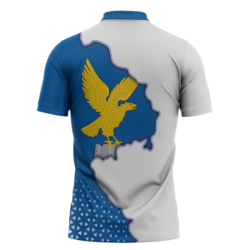 Italy Friuli-Venezia Giulia Zipper Polo Shirt Flag Vintage Style LT19