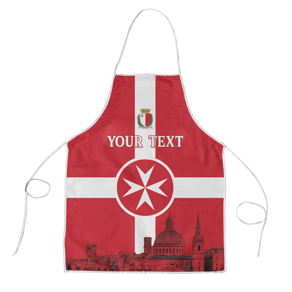 Personalized Malta Independence Day Apron Maltese Cross Heritage Pride
