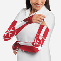 Personalized Malta Independence Day Arm Sleeves Maltese Cross Heritage Pride
