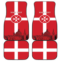 Personalized Malta Independence Day Car Mats Maltese Cross Heritage Pride