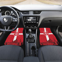 Personalized Malta Independence Day Car Mats Maltese Cross Heritage Pride