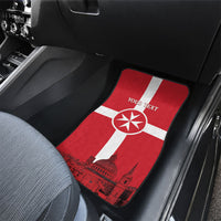 Personalized Malta Independence Day Car Mats Maltese Cross Heritage Pride