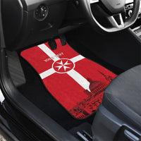 Personalized Malta Independence Day Car Mats Maltese Cross Heritage Pride