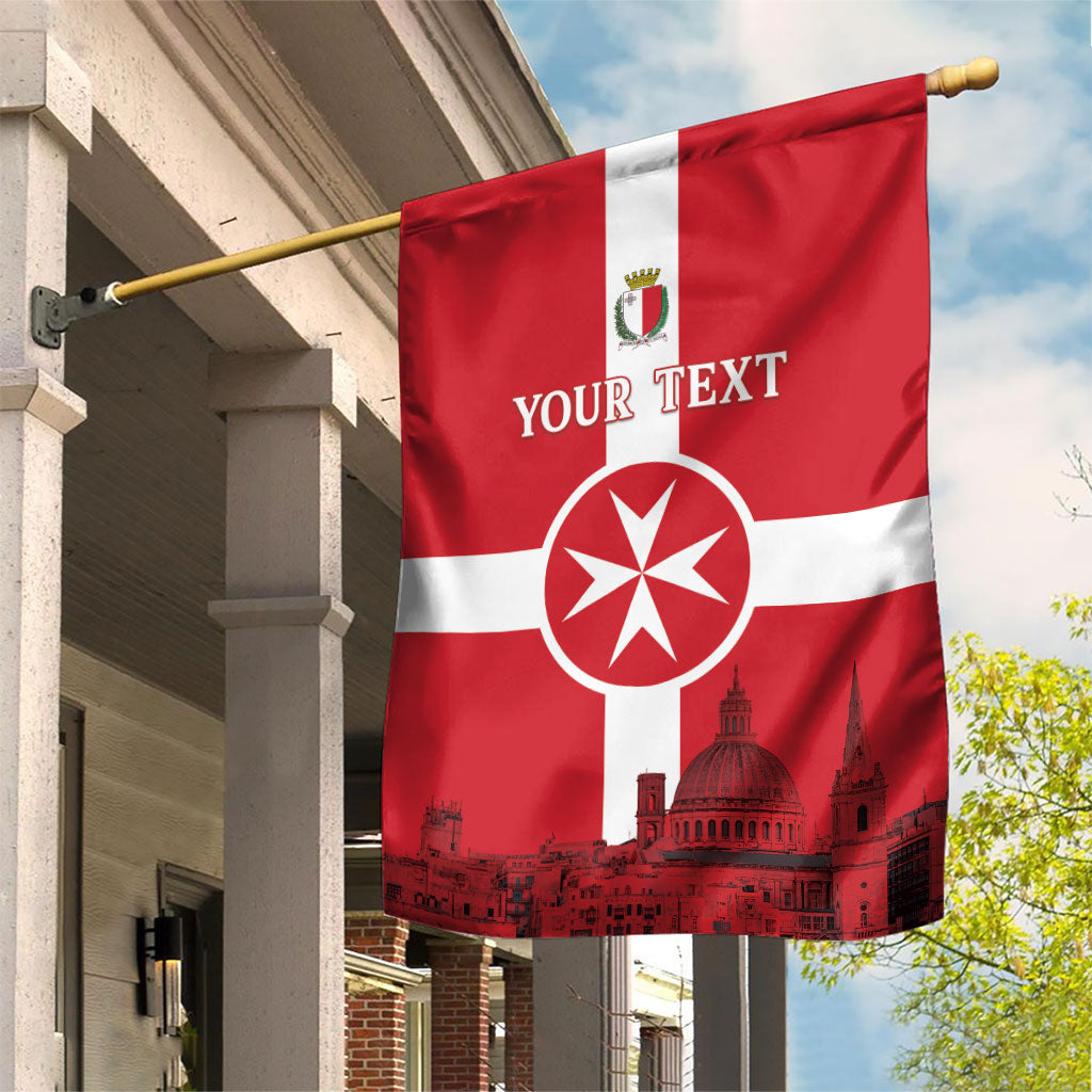 Personalized Malta Independence Day Garden Flag Maltese Cross Heritage Pride