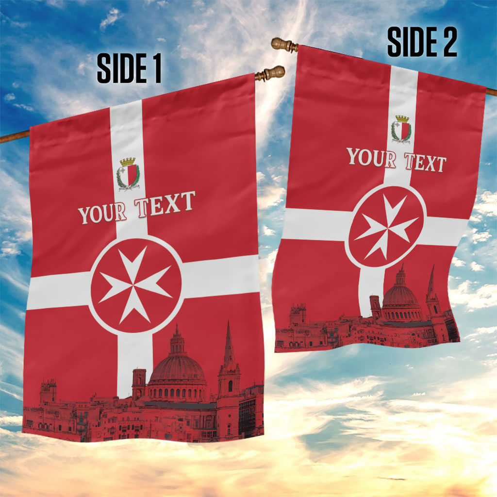 Personalized Malta Independence Day Garden Flag Maltese Cross Heritage Pride