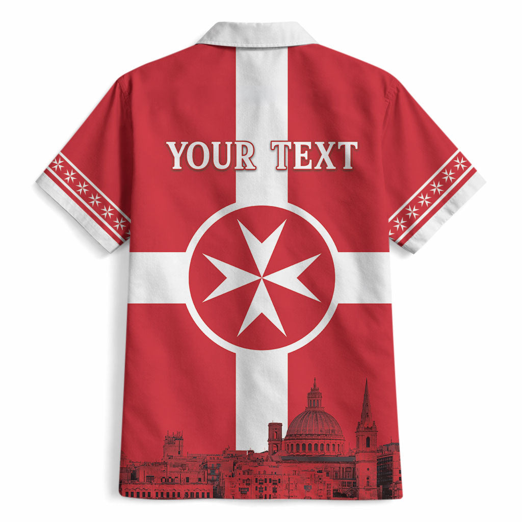 Personalized Malta Independence Day Hawaiian Shirt Maltese Cross Heritage Pride