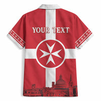 Personalized Malta Independence Day Hawaiian Shirt Maltese Cross Heritage Pride