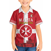 Personalized Malta Independence Day Hawaiian Shirt Maltese Cross Heritage Pride