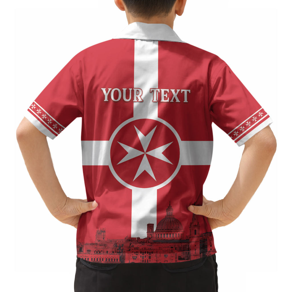 Personalized Malta Independence Day Hawaiian Shirt Maltese Cross Heritage Pride