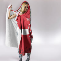 Personalized Malta Independence Day Hooded Blanket Maltese Cross Heritage Pride