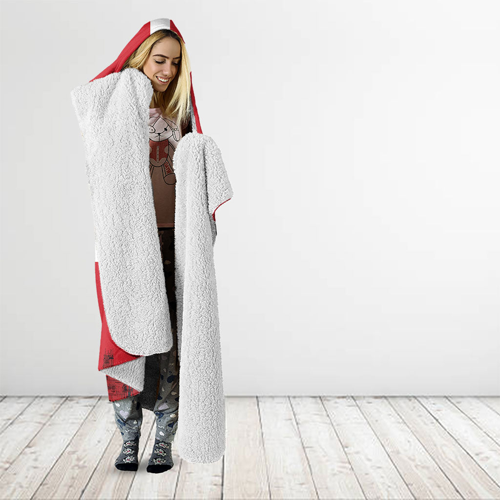 Personalized Malta Independence Day Hooded Blanket Maltese Cross Heritage Pride