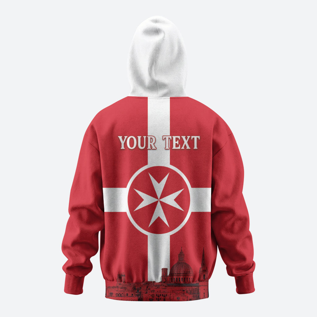 Personalized Malta Independence Day Hoodie Maltese Cross Heritage Pride