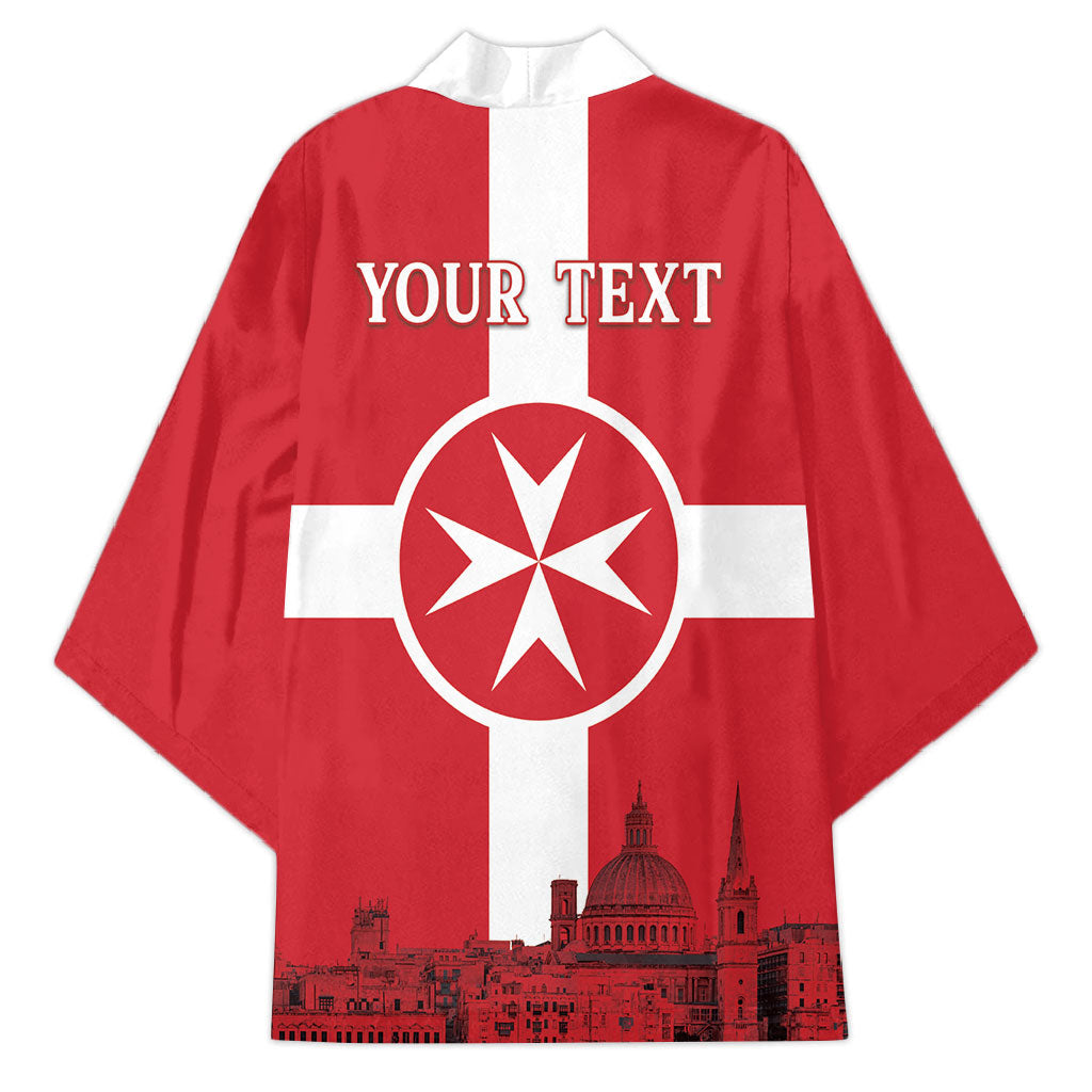 Personalized Malta Independence Day Kimono Maltese Cross Heritage Pride