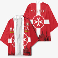 Personalized Malta Independence Day Kimono Maltese Cross Heritage Pride