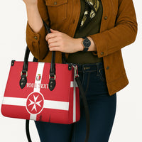 Personalized Malta Independence Day Leather Bag Maltese Cross Heritage Pride