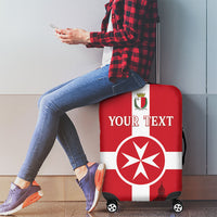 Personalized Malta Independence Day Luggage Cover Maltese Cross Heritage Pride