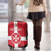 Personalized Malta Independence Day Luggage Cover Maltese Cross Heritage Pride