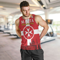 Personalized Malta Independence Day Men Tank Top Maltese Cross Heritage Pride