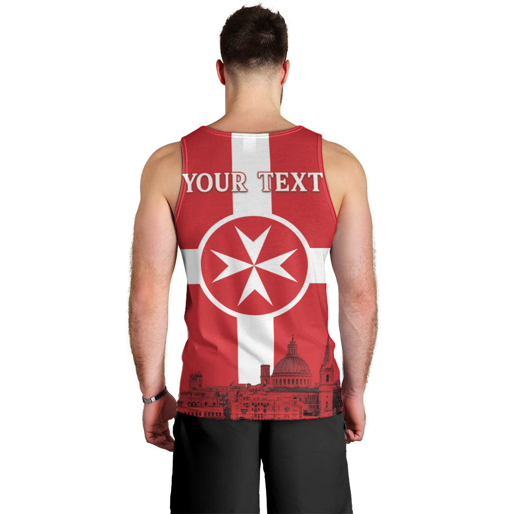 Personalized Malta Independence Day Men Tank Top Maltese Cross Heritage Pride