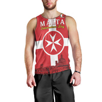 Personalized Malta Independence Day Men Tank Top Maltese Cross Heritage Pride