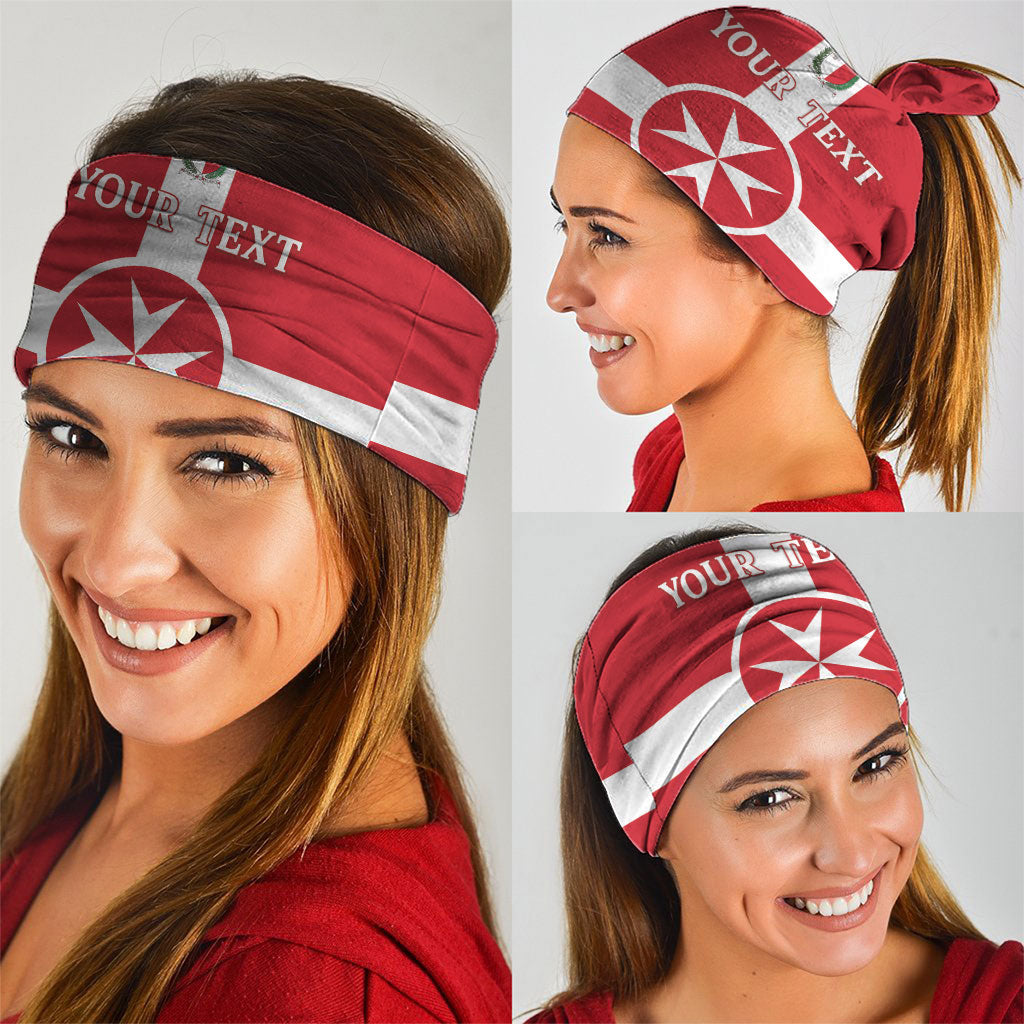 Personalized Malta Independence Day Neck Gaiter Maltese Cross Heritage Pride