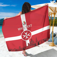 Personalized Malta Independence Day Sarong Maltese Cross Heritage Pride