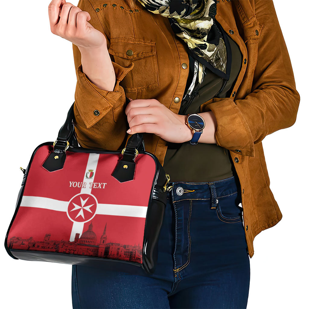 Personalized Malta Independence Day Shoulder Handbag Maltese Cross Heritage Pride