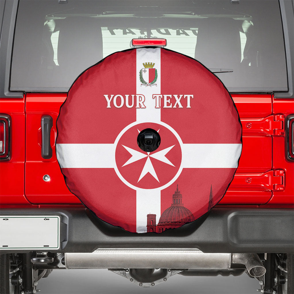 Personalized Malta Independence Day Spare Tire Cover Maltese Cross Heritage Pride