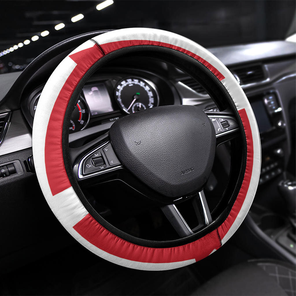 Malta Independence Day Steering Wheel Cover Maltese Cross Heritage Pride
