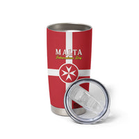 Personalized Malta Independence Day Tumbler Cup Maltese Cross Heritage Pride
