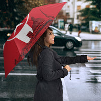 Personalized Malta Independence Day Umbrella Maltese Cross Heritage Pride