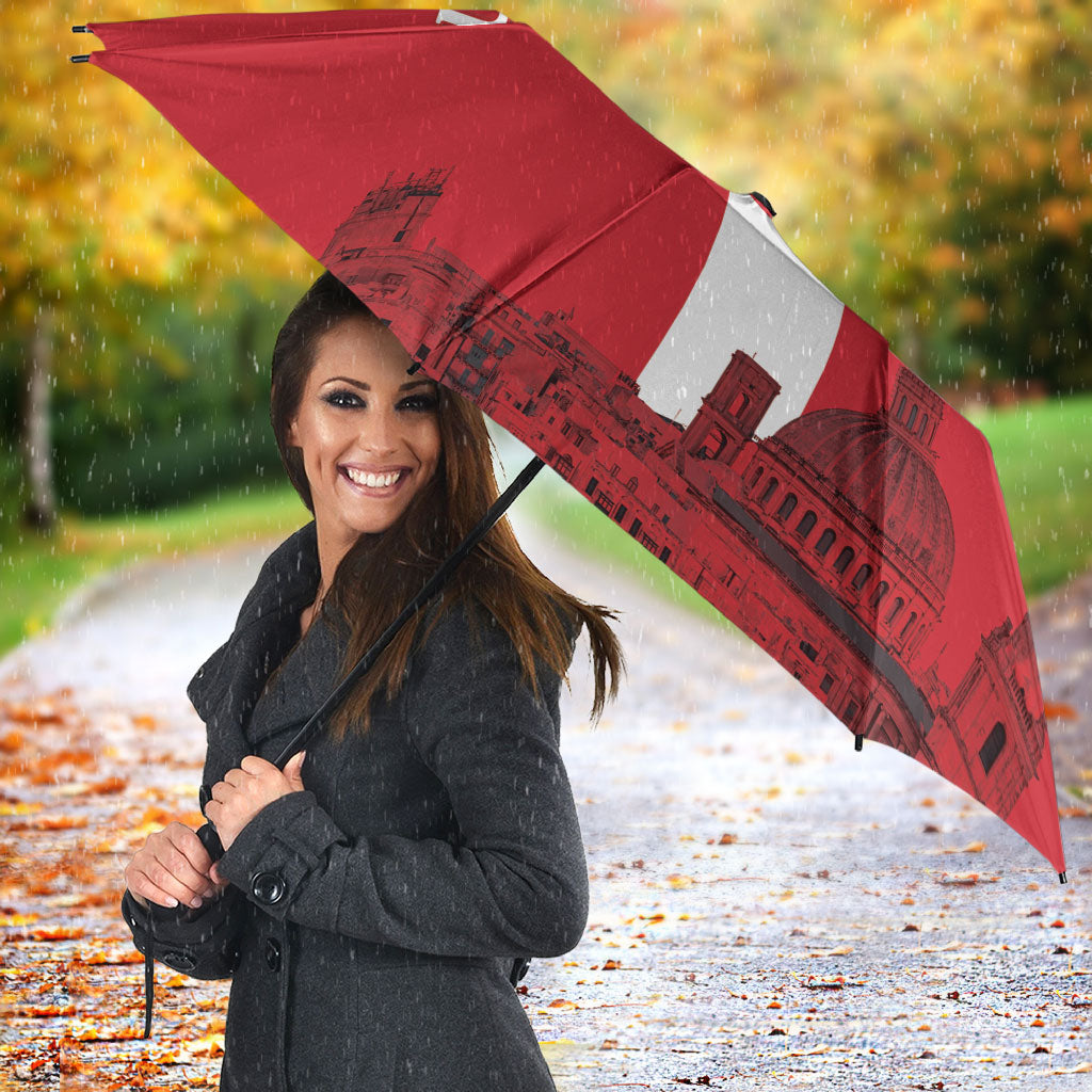 Personalized Malta Independence Day Umbrella Maltese Cross Heritage Pride
