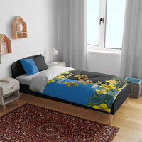 Personalized Monmouthshire Wales Bedding Set Sir Fynwy Flag With Welsh Daffodil - Wonder Print Shop