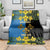 Personalized Monmouthshire Wales Blanket Sir Fynwy Flag With Welsh Daffodil - Wonder Print Shop