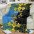 Personalized Monmouthshire Wales Blanket Sir Fynwy Flag With Welsh Daffodil - Wonder Print Shop