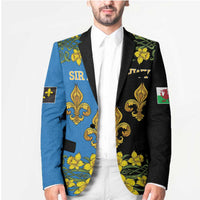 Personalized Monmouthshire Wales Blazer Sir Fynwy Flag With Welsh Daffodil - Wonder Print Shop